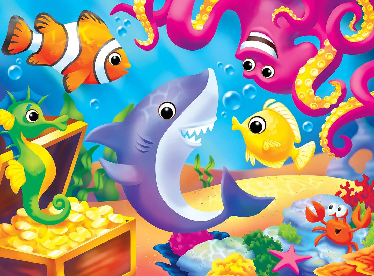 MasterPieces – 48 Piece Jigsaw Puzzle for Kids 4+ Years, Pets with Googly Eyes, Educational and Fun Game, Gift Idea for Children, 19" x 14