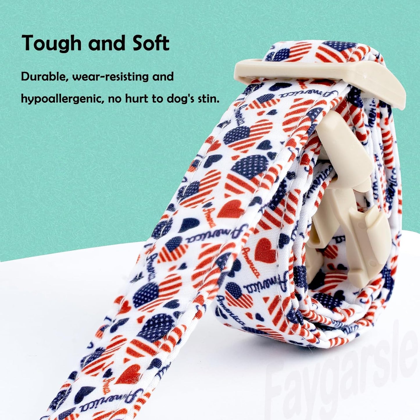 Faygarsle Dog Collar for Small Medium Large Dogs Colorful Puppy Collars for Female Dogs Toy Building Blocks Patterned Pet Collars for Summer Spring Wedding Puppy Girl Dog Collar M
