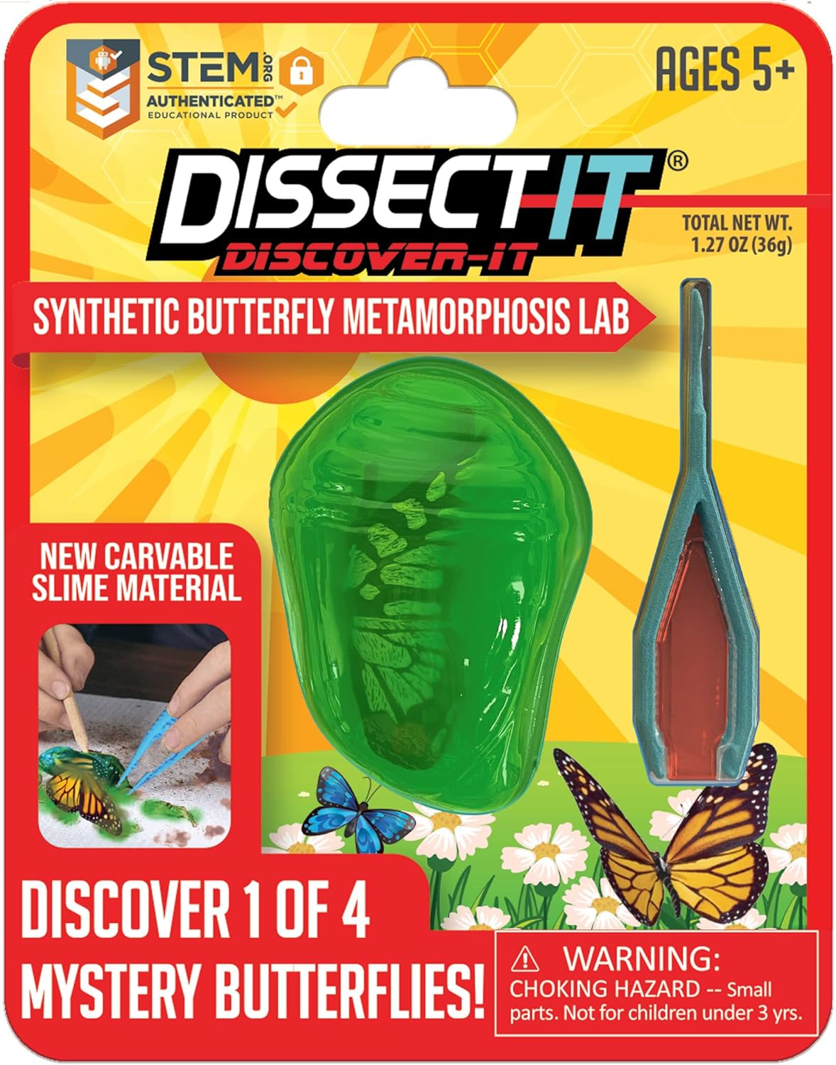 Dissect-It Discover-It Dinosaur Dig Kit, Dissecting Gel Kids Science Kit Project to Learn Anatomy, STEM Toys for Ages 6 and Above