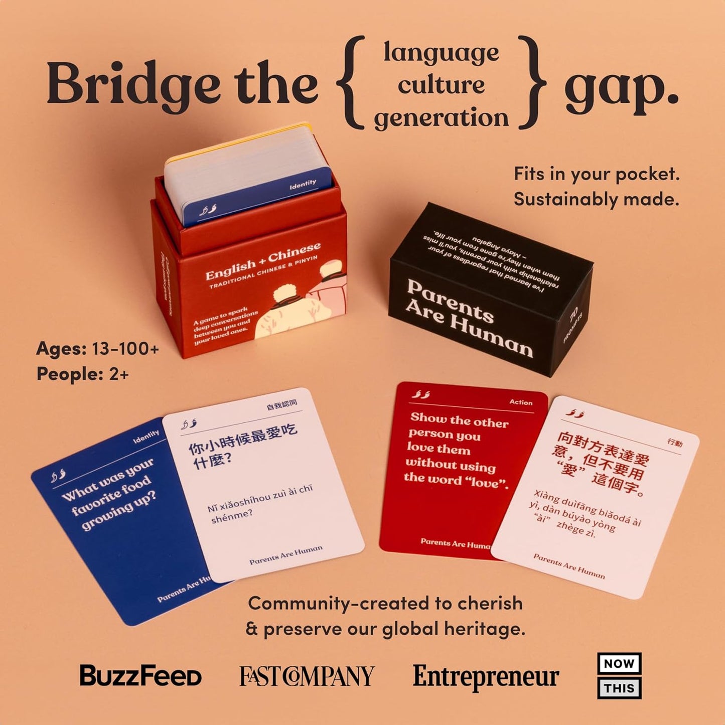 Parents Are Human, Relationship Cards, Get to Know Each Other Better, Parents, Families, Teens & Kids Relationship Building, Light & Deep Questions, 70 Questions & Activity Cards, English