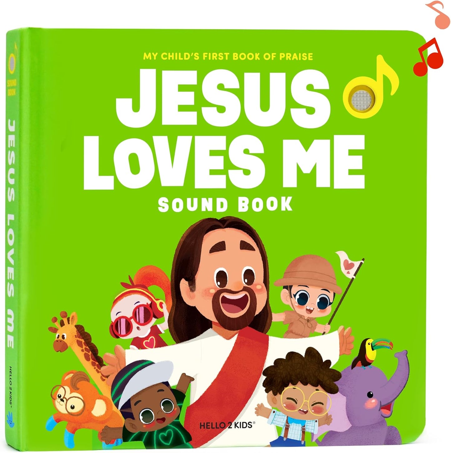 Dance with Jesus Christian Sound Books for Kids - 6 Bible Songs for Toddlers – Christian Gifts for Kids - Baby Bible for Baptism, Christening, Dedication Gifts, Sunday School, Preschool Homeschool