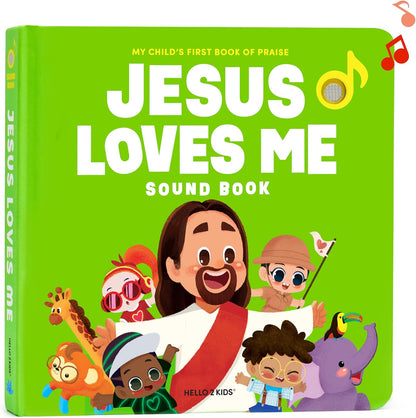 Dance with Jesus Christian Sound Books for Kids - 6 Bible Songs for Toddlers – Christian Gifts for Kids - Baby Bible for Baptism, Christening, Dedication Gifts, Sunday School, Preschool Homeschool