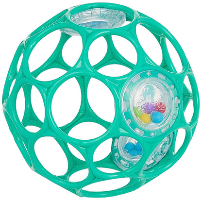 Bright Starts Oball Musical Toy, Jingle & Shake Pal, BPA-Free Easy-Grasp Baby Rattle Toy, Ages Newborn+