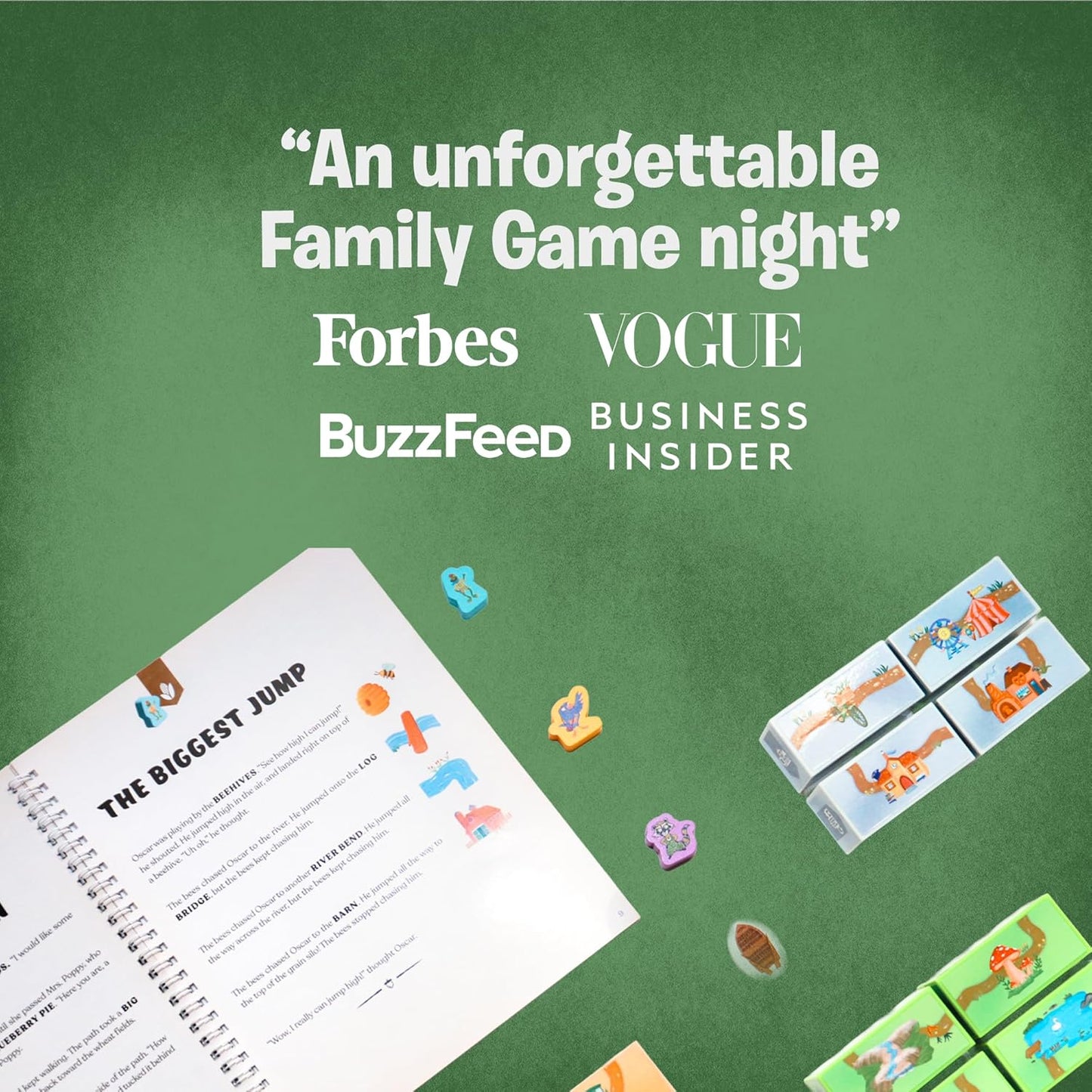 Uzzle Tales: Coral Cove – Interactive Storybook Puzzle, 2-in-1 Fun Family Story Block Game – Ages 7+ - STEM Learning Story Cards and Story Blocks for Kids