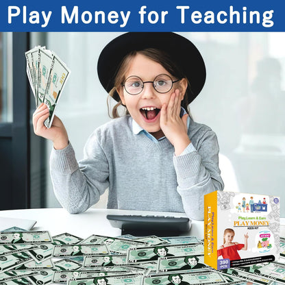 390 Pcs Play Kids Set, Number Learning Play for Kids teachingToys, Ages 3 and Up Kid Education Develop Early Math Skills, Birthday Gift Preschool Games for Boys & Girls