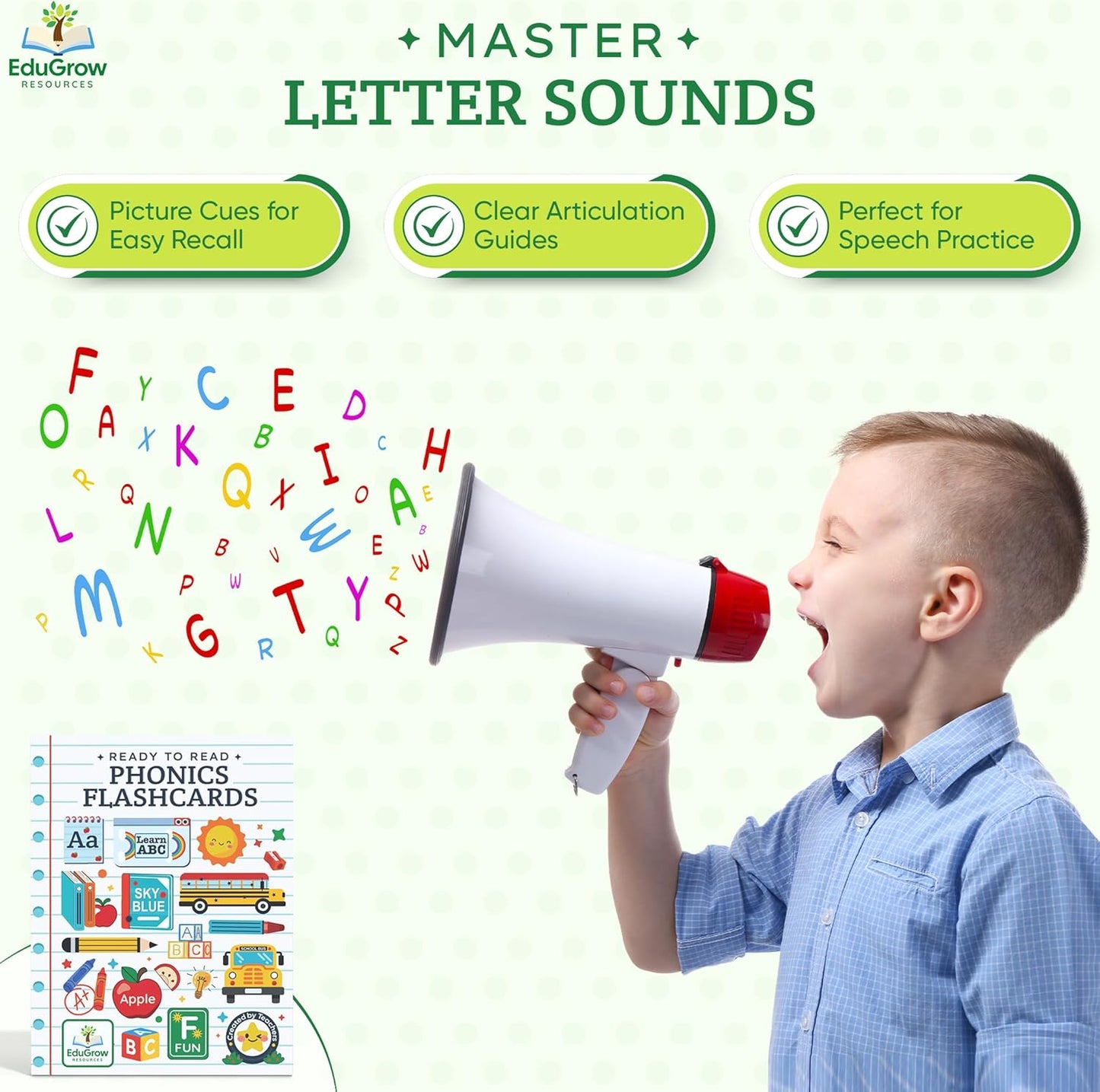 Phonogram Flash Cards - Phonics Flash Cards - Learn to Read - CVC Reading Flashcards for Kids Ages 5-8 - Phonics Games - Homeschool Preschool Kindergarten First Second Grade Learning Activities