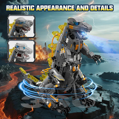 ADUSRIZ 5 in1 Stem Robot Building Kit for Kids Ages 8-13, 688 PCS Remote & App Controlled Dinosaur Car Building Toys for Kids Science Learning, Birthday Gifts for 8 9 10 11 12+ Years Old Boys Girls