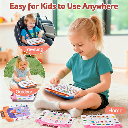 JoyCat Interactive Logic Learning Toy for Kids Ages 3-8, Educational Flash Card Game with 160 Learning Activities, Matching, Sequencing & Problem Solving, Montessori STEM Gift for Boys Girls