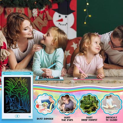 Tinlade 12 Pack LCD Writing Tablets for Kids Party Favors Games, 8.5 Inch Educational Learning Bulk Toys Gifts Erasable Doodle Boards Portable Electronic Drawing Pads for Toddlers 4-8 School Birthday