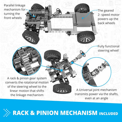 ENGINO- Inventor STEM Toys, Robotorized GinoBot, Construction Toys for Kids 9+, STEM Building Toys, STEM Projects, Gifts for Boys & Girls