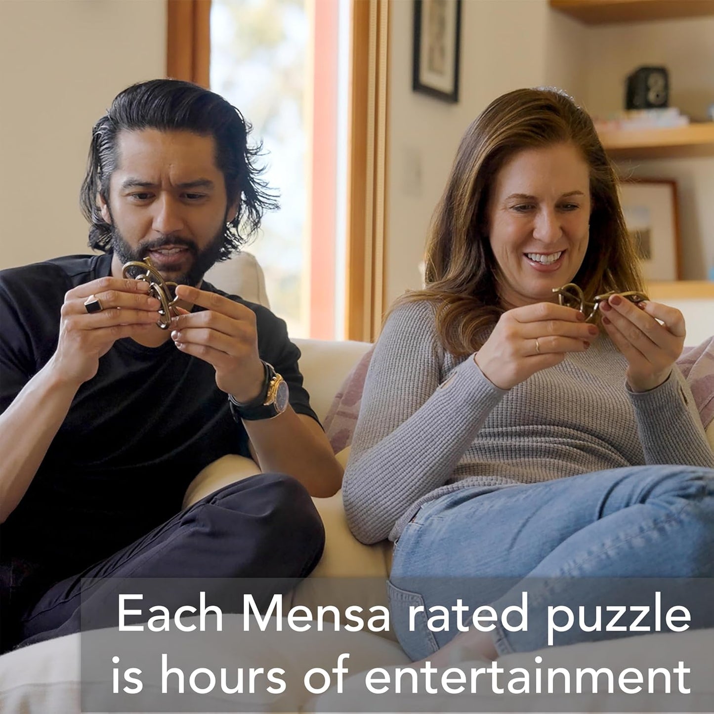 BePuzzled |Planet Hanayama Cast Metal Brain Teaser Puzzle Level 4 Mensa-Rated Puzzles for Kids and Adults Ages 12 and Up