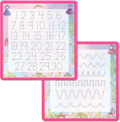 Kid's Name Tracing Board | Dry Erase Letter Tracing | Reusable Writing Practice Board | Personalized | Ballet Theme