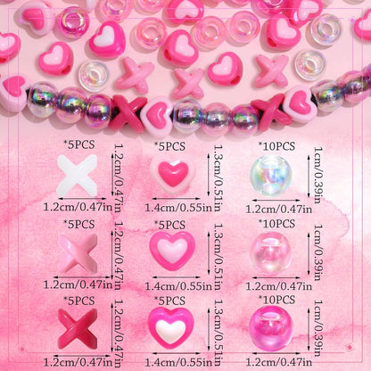 60PCS Purple Braids Beads 3 Styles Dreadlock Bead Accessories Cute Hair Jewelry AB Round Bead Decoration for Kids Girls