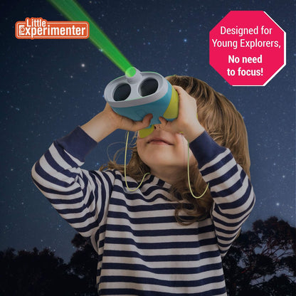 Little Experimenter Night Vision Binoculars for Toddlers & Kids, Flash Light & Face Comfort Rubber, Gifts for Kids, Outdoor Toys, Educational STEM Gifts for Boys & Girls Ages 3 4 5 6 Year Old