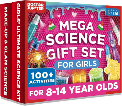 Doctor Jupiter Preschool Science Kit for Kids Ages 3-5 | Toddler Learning Activities, Birthday Gift Ideas for 3-4-5 Year Old Girls | Learning & Educational Toy STEM Kit with 100+ Experiments