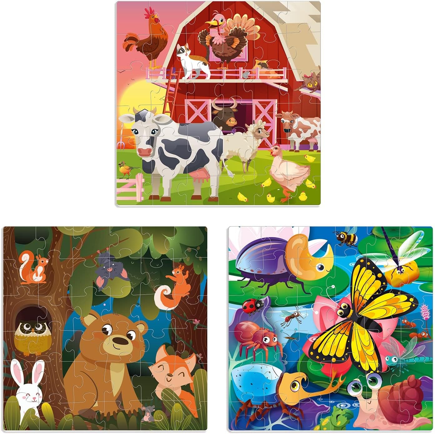 QUOKKA Magnetic Puzzles for Kids Ages 4-6 – Magnetic Fractions Learning Set for Kids 6-12 – Math Games for Homeschooling, Classrooms & Travel – 110 Magnets, 12 Task Pages, Marker – Toddler Travel Toys
