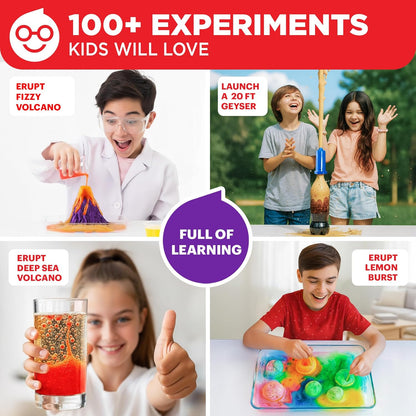 Doctor Jupiter My First Amazing Science Kit for Kids Ages 4-5-6-7-8 | STEM Toy with 100+ Experiments | Learning & Educational Projects