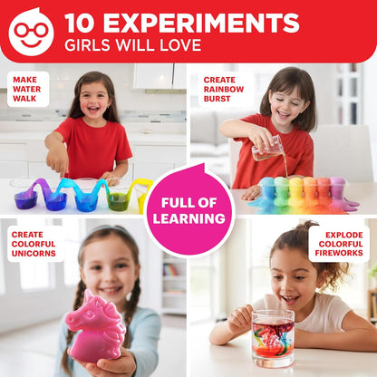 Doctor Jupiter Preschool Science Kit for Kids Ages 3-5 | Toddler Learning Activities, Birthday Gift Ideas for 3-4-5 Year Old Girls | Learning & Educational Toy STEM Kit with 100+ Experiments