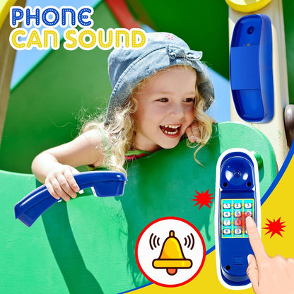 3 Pcs Playground Accessories for Kids Outdoor Swing Set Accessories Playground Equipment Pirate Plastic Ship Wheel Toy Telescope Telephone Backyard Outdoor Playhouse Climbing Equipment(Yellow, Green)