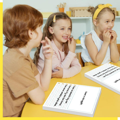 100 Sheets Ruled Writing Paper, Double-Sided Printing Skip-A-Line Ruled Writing Paper with Dotted Lines Handwriting Practice Paper 1” line spacing for Kindergarten Toddlers Kids (11” x 8.3”)