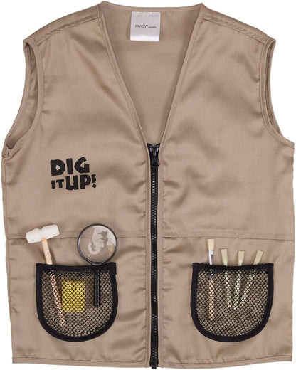 MindWare Dig It Up! Deluxe Dinosaur Excavation Kit - Ages 4+ Dino Dig Kit - Includes Excavation Tools to Dig Out 8 Treasures