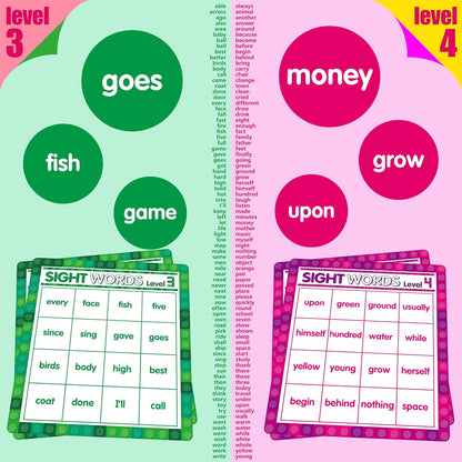 SpriteGru Multiplication & Division Bingo Game, 480 Math Problems, 2 Educational Math Board Game for Kindergarten and Preschool Kids 4-8, Perfect for Classroom & At Home (Up to 25 Players)
