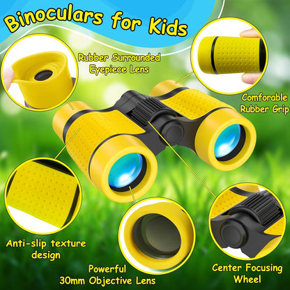 ESSENSON Binoculars for Kids Toys Gifts for Age 3-12 Years Old Boys Girls Kids Telescope Outdoor Toys for Sports and Outside Play, Bird Watching, Birthday Presents