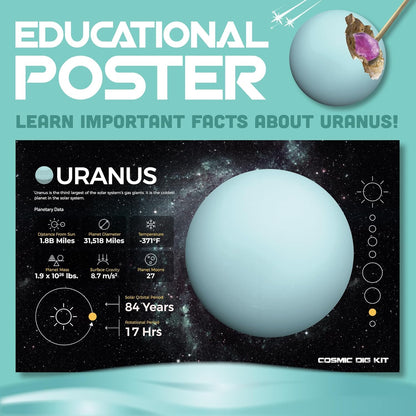 Cosmic Dig Kit by Big Discoveries - Explore The Planets of The Solar System with Gem & Fossil Excavation Kits for Kids | STEM Toy Science Dig Kits with Gemstones for Boys and Girls