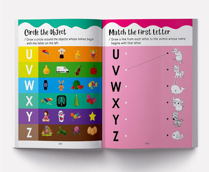 My Super Fun Preschool Activity Workbook for Children : Pattern Writing, Colors, Shapes, Numbers 1-1