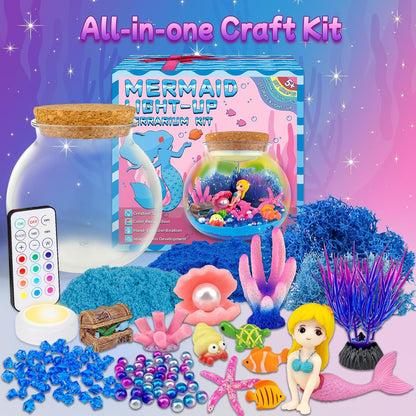 Dinosaur Activities Toys-Dinosaur Terrarium Craft Kits for Boys-Birthday Gifts for Kids Age 4 5 6 7 8 Years Old