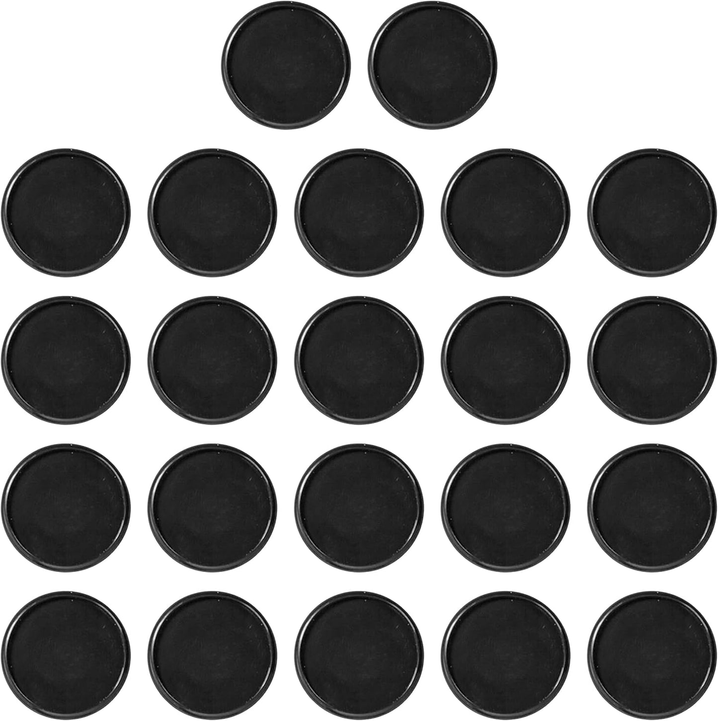 Levenger Circa Discs Binder Rings for Discbound Notebooks System, 22 Pack, Black, 2-Inch