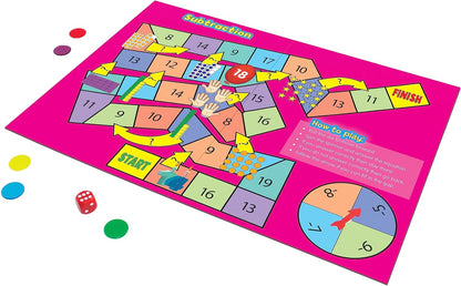Junior Learning JL425 Math Board Games, Multi