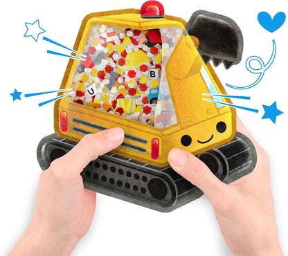 Vango BIZYBOO - The Original Seek & Find Plush - Hidden Object Search Problem Solving Educational Matching Game for Kids 2 and Up (Spike)