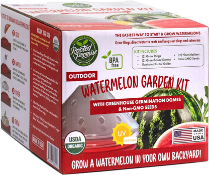 Kids Sunflower Garden Kit – Grow Your Own Sunflowers from Seeds with Greenhouse Germination Domes & Grow Rings, Non-GMO Seeds, BPA-Free | Gardening Gift for Kids & Families, Made in USA