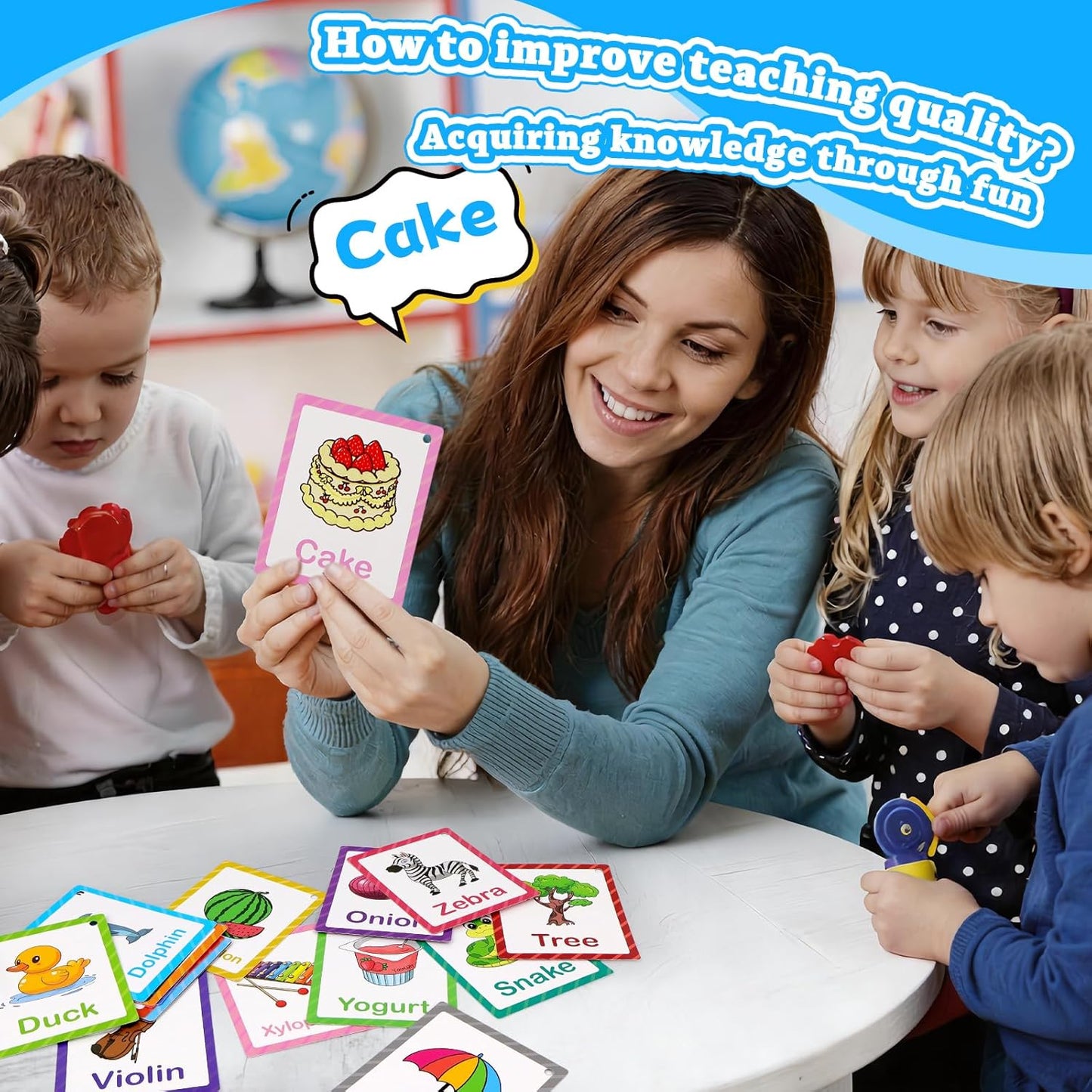 Toddler Learning Flash Cards, 60 PCS Double Sides Flashcards for Alphabets, Numbers, Colors, Shapes, Sight Words, Baby Cognitive Flashcards for Kids, Preschool Kindergarten Learning Activities