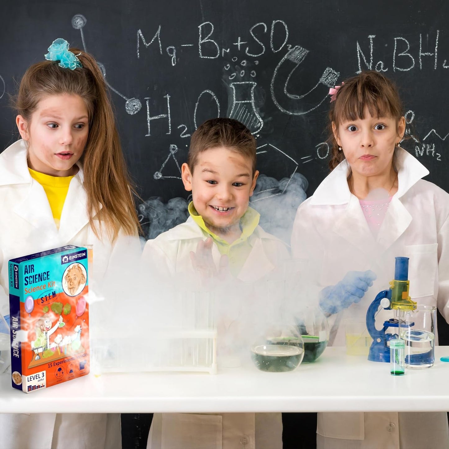 Einstein’s Optical Illusion LAB Science Kit for Kids. STEM for Boys & Girls Aged 8 and Above. 14 Exciting Experiments Inside/Detailed Picture Guide Included. Award Winning Kit