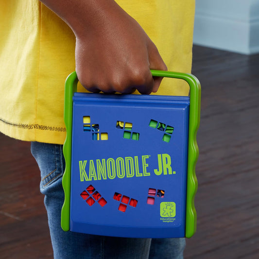 Educational Insights Kanoodle Jr. - 3D Brain Teaser Puzzles for Kids, Spatial Puzzle Games for Adults, Teens and Kids, Problem Solving Toys and Logic Puzzles, Single Player Games