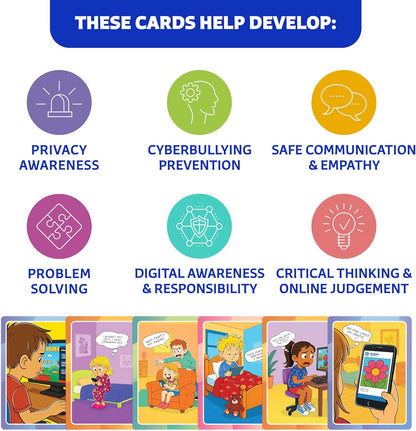Who What Why Emergency & Safety Conversation Cards for Kids – Social Skills & Critical Thinking Game – Safety Awareness, Decision-Making & Communication Cards, Speech Therapy & SEL Tool, Ages 4+