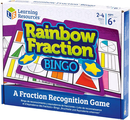 Learning Resources Rainbow Fraction Bingo