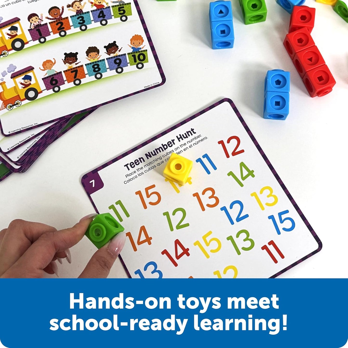 Learning Resources Skill Builders! First Grade Addition and Subtraction - Math Manipulatives, Number Recognition Skills, Classroom Must Haves, Teaching Materials, Back to School Essentials