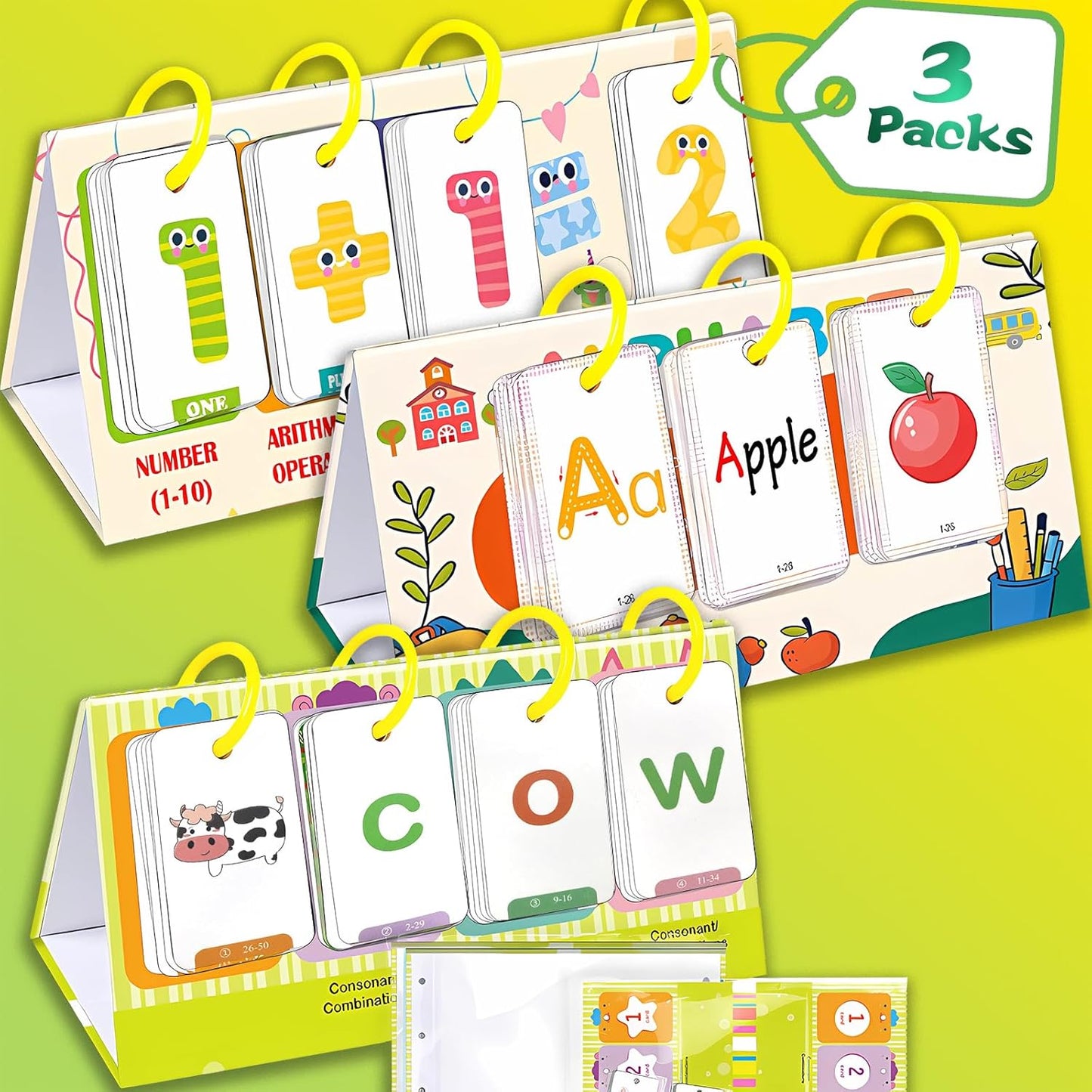 Kids Learning Calendar Set - Sentence Building Pocket Chart, Descriptive Word Games Flash Cards for Phonics Practice, Puzzle Pocket Chart for Classroom Homeschool Kindergarten (Sentence)