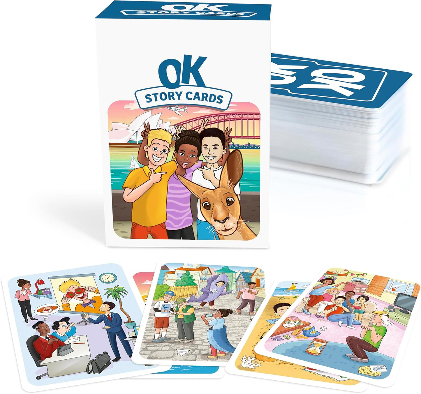 Creative Storytelling Cards for Kids & Classrooms – 100 Illustrated Prompt Cards for Language Learning, ESL & Speech Therapy