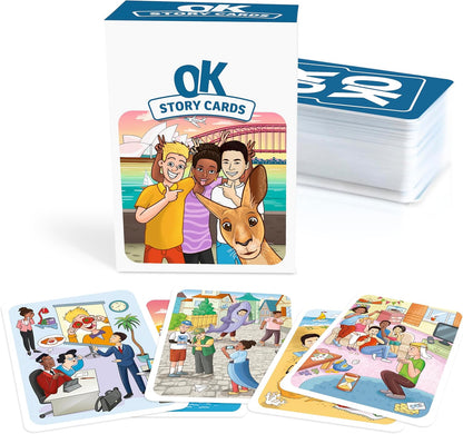 Creative Storytelling Cards for Kids & Classrooms – 100 Illustrated Prompt Cards for Language Learning, ESL & Speech Therapy