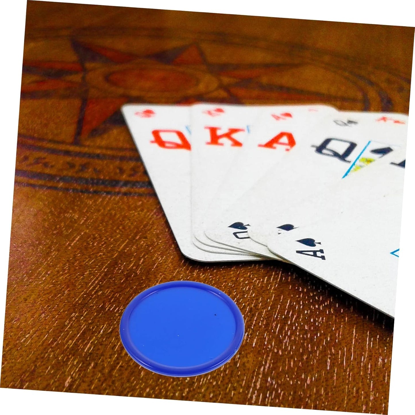 WOONEKY 320pcs Blank Poker Chips for Games Counting Discs and Bingo Tokens Plastic Counting Chips for Math Learning Sorting and Card Games for Boys and Girls and Adults