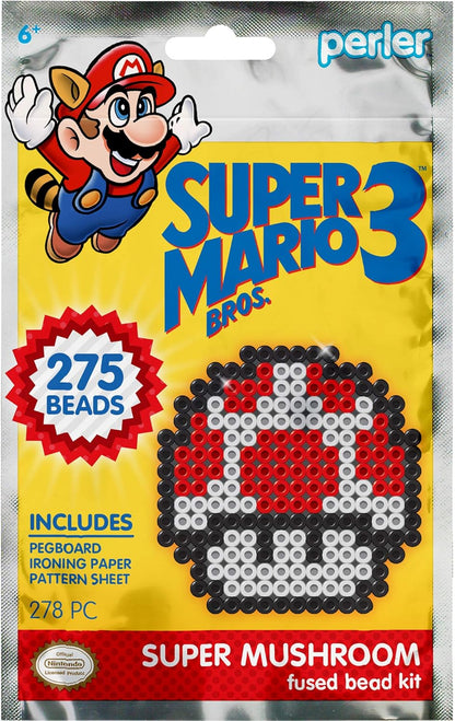 Perler Beads Super Mario Bros. 3 Coin Box Kit