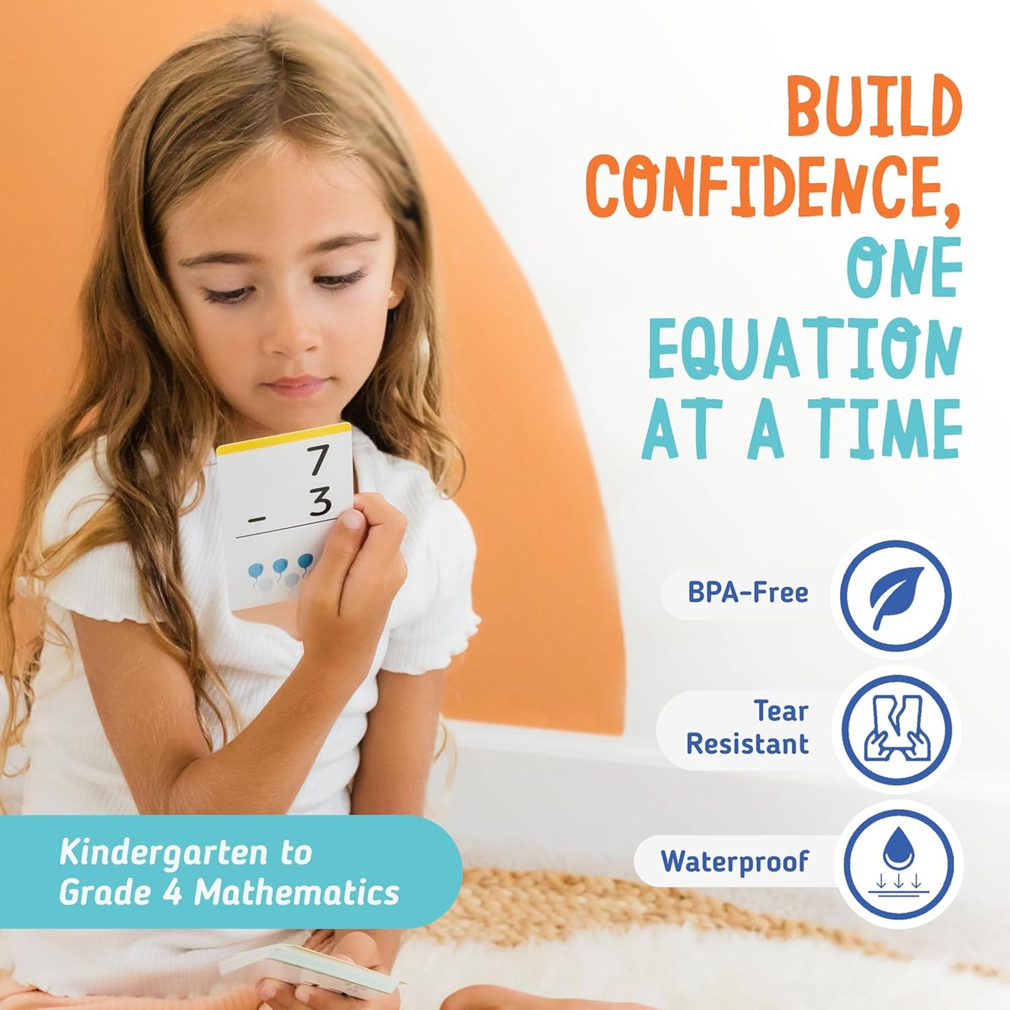 merka Math Flash Cards, 169 Flashcards in Total, Multiplication Learning Mathematics, Create Game for Kids, Classroom and Homeschool Toys, 1st to 4th Graders, Ages 4-14