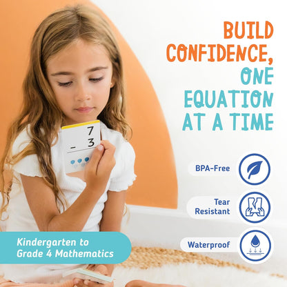 merka Math Flash Cards, 169 Flashcards in Total, Multiplication Learning Mathematics, Create Game for Kids, Classroom and Homeschool Toys, 1st to 4th Graders, Ages 4-14