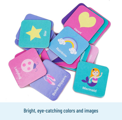 Wildkin Memory Matching Game – 18 Educational Pairs for Toddlers & Preschool - Enchanted