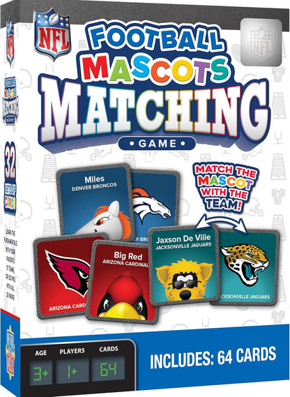 MasterPieces Sports Games - NFL Matching Game - Game for Kids and Family - Laugh and Learn