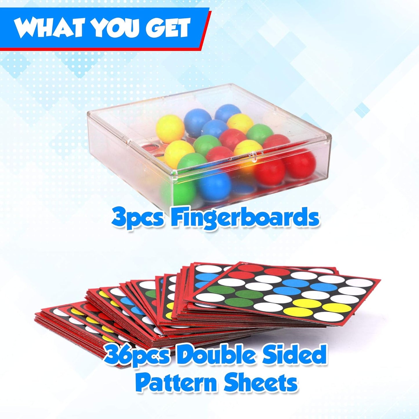 Point Games Therapy Games for Kids, Tricky Fingers Trio, Puzzle Games, Sensory Learning Game, Fun for Entire Family, Ages 4+
